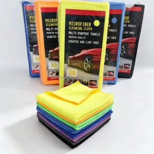 36 Pack Microfiber Cleaning Cloth Multi Purpose Microfiber Towels Ultra Absorbent Cleaning Rags for Car Detailing Kitchen