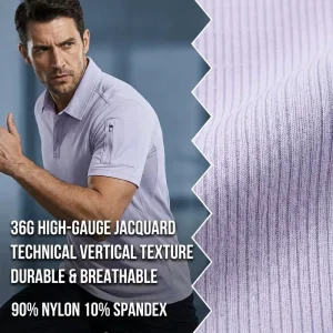 36G High-Gauge 90 Polyamide 10 Spandex 166GSM Technical Jacquard Fabric for Tactical Mid-Layers and Rugged Outdoor Performance