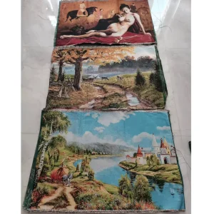 39×63 Inch Modern Gobelin Art Arabic Tapestry Wall Hangings Customized Manufacture Aubusson Design Jacquard Woven
