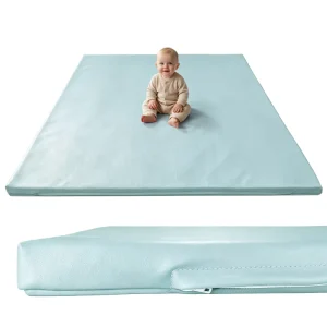 3CM Foam Double sided Waterproof PU Leather Removable Mat for Kids Crawling Playing Living Room Bedroom Tatami Carpet