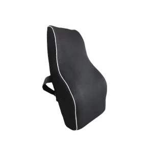 3D Air Mesh Fabric Lumbar Pillow Adjustable Memory Foam Back Support Cushion for Car Seat & Chair for Reading & Bed Rest