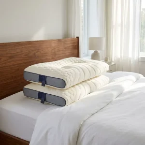 3D Design Premium Latex Spine Care Ergonomically Comfort Bedroom Sleeping Bed Pillow
