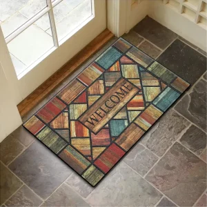 3D Door Mat 50x80cm Rubber Sole Anti slip Wear resistant Dirt Resistant Door Mats for Home
