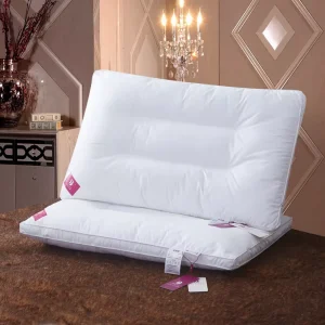 3D Fixed Shape Like Feeling Pillow Cotton Cover Hotel Sleeping Pillow Custom Size OEM ODM Supported