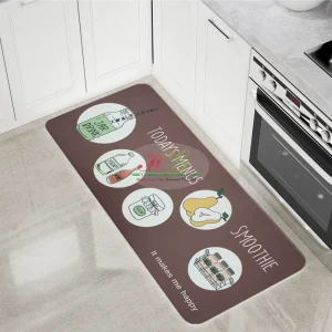 3D Modern Anti Fatigue Non Slip Kitchen Mat Cushioned Washable Rectangle Runner Rug Comfort Style