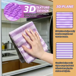 3D PVA Cloth Quick Drying Super Absorbent Synthesis Chamois Drying Towel PVA Towel for Drying Hair Wiping Cars & Pet