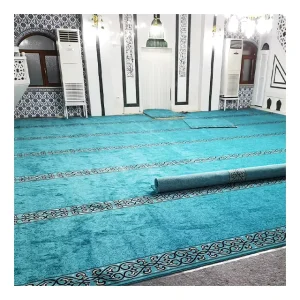 3D Visual Effect Deeply Dye for Mosque Masjid Muslim Payer Runner Rug Carpet