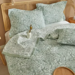 3PCS Set King Queen Size Soft Jacquard Bed Spread Lightweight Coverlet Bedspread Set Bed Blanket Quilt