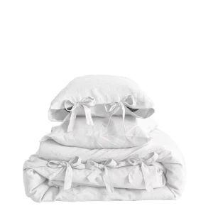 3Pcs Solid Color Belgian Flax Bedding Set Breathable Pillowcases Cool King Size 100% Linen Duvet Cover Set