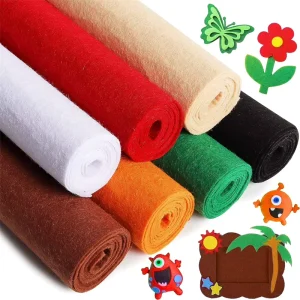 3mm 5mm 10mm Thick Nature White 100% Industrial Wool Felt Fabric Acoustic Felt Roll