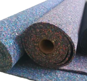3mm 5mm High Quality Indoor Colorful Rubber Foam Soundproof Underlay Carpet