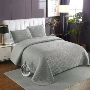 3pcs Oversized King Microfiber Quilt Bedspread Set Waterproof Hotel Bedding Polyester Blend Quilted Quilt Bed Spread Set