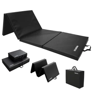 4 Folding Exercise Mat Yoga Gym Home Fitness Workout Gym Mat