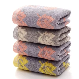 4 Piece Household Pure Cotton Towel Adults Soft Lint Free Highly Absorbent Thickened All Cotton Face Towel Wedding Gift
