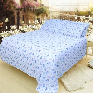 4 Piece Polyester Traditional Chinese Style Floral 300tc Polyester Fabric Hotel Bed Sheets Bedding Set