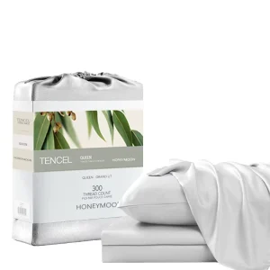 4 Piece Sheet Set Cooling Breathable Soft Silky Deep Pocket Hotel Luxury Bedding for Hot Sleepers