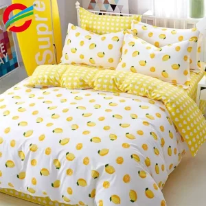 4 Pieces Unique Luxury 3D Printed Duvet Cover Cotton Bed Sheet Bedding Set