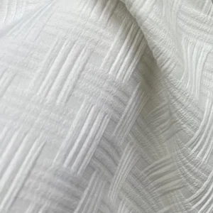 4 Way Stretch Jacquard Fabric With Stripe Texture For Shirts Dresses And Tops