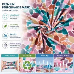 4 Way Stretch Tricot Recycled Polyester Fabric Waterproof Lightweight Moisture Wicking Quick Dry Eco Friendly for Swimwear