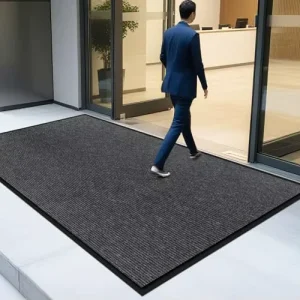 4′ X 6′ Durable PU Front Door Mat Heavy Duty Non Slip Backing Indoor Outdoor Commercial High Traffic Area Entryway