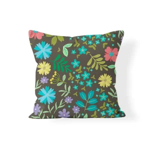 40*40cm 45*45cm 50*50cm Decorative Pillow Flora Flower Custom Sofa Boho Embroidered Couch Cotton Throw Pillow