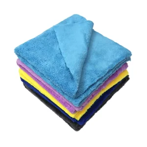 40*40cm Edgeless Coral Fleece Microfiber Car Towel Super Absorbent Lint Free Soft Auto Detailing Cleaning Wash Cloth