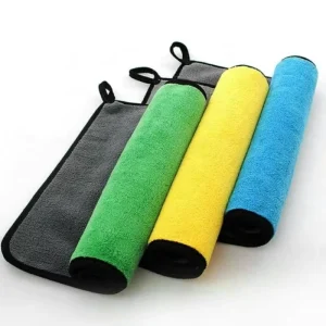40*40cm Large 600g Microfiber Cleaning Cloth Car Detailing Drying Towel Coral Fleece Soft Scratch Free Car Wash Towel