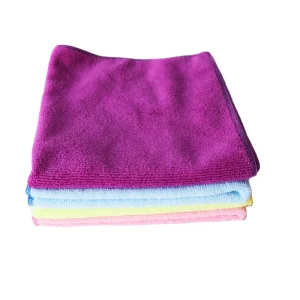 40*40cm Microfiber Car Cleaning Cloth Car Wash Towel Warp Knitted Towel Car Rag Glass Detailing Towel
