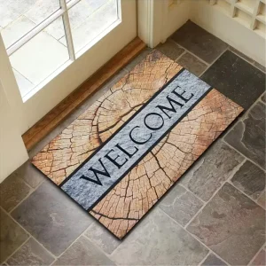 40*60cm Door Mat Home Decorative Carpet Door Mat Bathroom Entrance Entranceway Outdoor Non Slip Easy to Clean Carpet