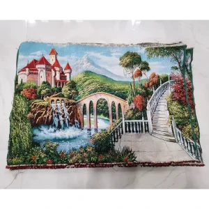 40*70cm Yarn Dyed Jacquard Woven Decor Tapestry Custom Painting Modern Decorative Wall Hanging