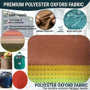 400D Jacquard Abrasion Resistant Nylon Waterproof Oxford Fabric for Handbags Luggage Home Textile Outdoor