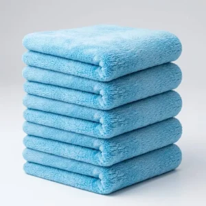 400GSM Edgeless Coral Fleece Microfiber Compressed Quick Dry Car Towel Professional Detailing Wash Drying Cleaning Cloth Bulk