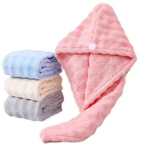 400GSM Printed Dry Hair Towel Soft Absorbent Breathable Labor Protection Gift Beauty Salon Hotel Custom