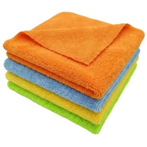 400gsm Microfiber Quick Dry Car Drying Towel High Low Hair Custom Logo Car Detailing Cleaning Towel