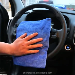 400gsm Quick Dry Absorbent Compressed Microfiber Towel for Car Drying & Hiking Use Woven