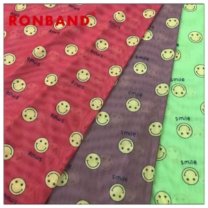 40D Combed Polyester Ammonia Digital Printed Bubble Mesh Fabric Elastic Yoga Clothing Underwear Towels Upholstery Girls
