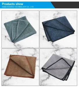 40X40cm Boundless Pearl Fine Fiber Cloth for Car Wash with Crystal Plating Towel Strongly Absorbent