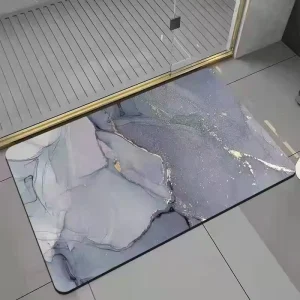 40X60CM Quick Drying Bathroom Mat Anti Slip Diatom Mud Floor Mats Water Absorbent Soft Diatomite Bath Mat