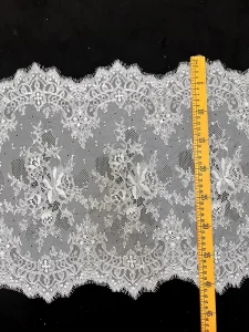 40cm Chantilly Lace Trim Fabric French Lace for Wedding Design