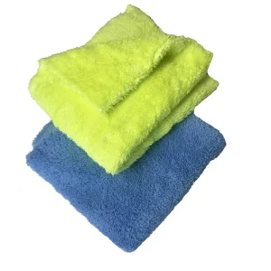40×40 Coral Fleece Microfiber Car Towels Custom Soft Quick Dry Edge Plush Auto Cleaning Towel