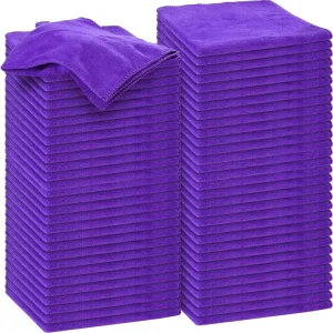 40x40cm 300gsm Microfiber Towel 80% Polyester 20% Polyamide Cleaning Cloth for Car and Kitchen Polishing