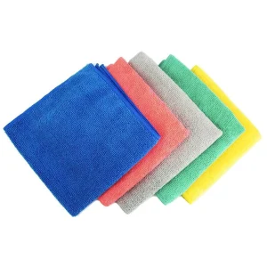 40x40cm 350gsm Wash Polyester Warp Knit Fabrics Microfiber Towels Car Care Detailing Super Absorbent Car Drying Towel Cleaning