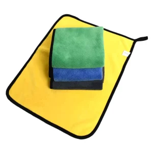 40x40cm 500gsm Edgeless Plush for Car Wash Car Drying Towel Microfiber Towel Kitchen Customized Microfiber Cleaning Cloth Car