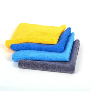 40x40cm Colorful Car Detailing Quick Dry Soft Polyester & Polyamide Microfiber Cleaning Cloth Towels for Home Use
