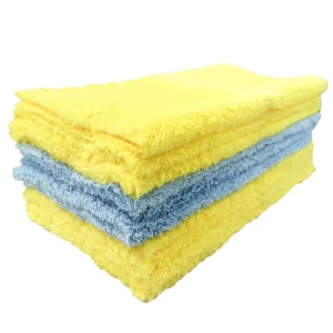 40x40cm Edgeless Microfiber Soft Plush Absorbent Towel for Car Wash Auto Buff Cleaning Cloth Microfiber Kitchen Car Drying Towel