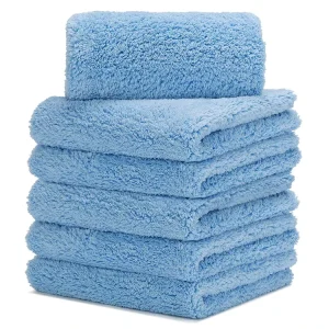 40x40cm High Absorbent Microfiber Cleaning Cloths Quick Dry Car Towel for Car Detailing