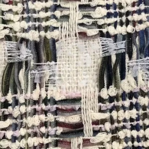 432GSM Yarn Dyed Wool Polyester All Seasons Tweed Fabrics for Girls Clothing Home Textiles Lightweight Woven
