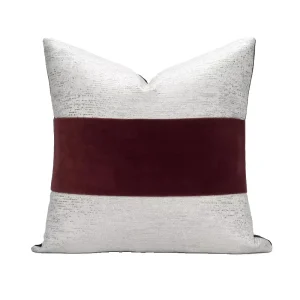 45*45cm New Chinese Red Splicing Home Decorative Throw Pillow Hotel Bedroom Living Room Handmade Pillow Cushion Cover