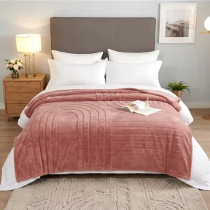 45*60 50*60 60*70 Inch Electric Heat Blanket Throw Blanket Washable with Detachable Controller and Overheating Protection