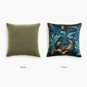45×45 Custom Luxury Villa Decorative Duck Printed Cushion with Waterproof Garden Indoor Outdoor Cotton Throw Pillow